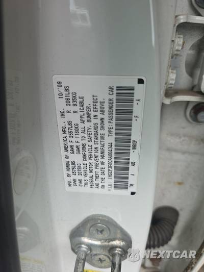 2010 Honda Accord Sedan EX-L - zdjęcie 17 z 22 - miniatura