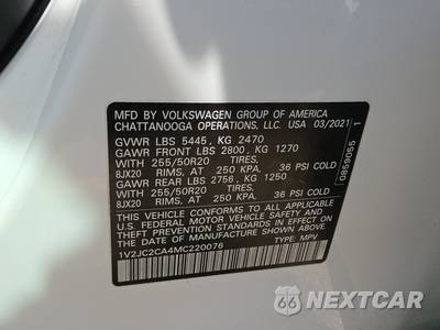 2021 Volkswagen Atlas Cross Sport 2.0T SE w/Technology - zdjęcie 14 z 18 - miniatura