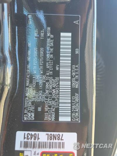 2019 Toyota Sequoia Limited - zdjęcie 18 z 23 - miniatura