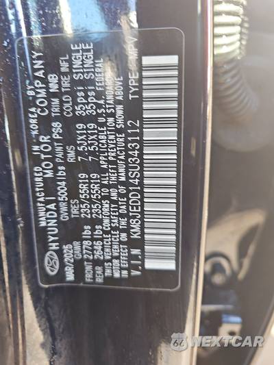 2025 Hyundai Tucson Hybrid Limited - zdjęcie 14 z 26 - miniatura