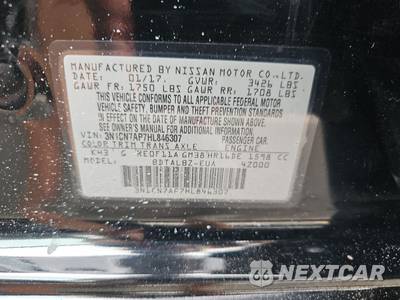 2017 Nissan Versa Sedan SV - zdjęcie 14 z 30 - miniatura