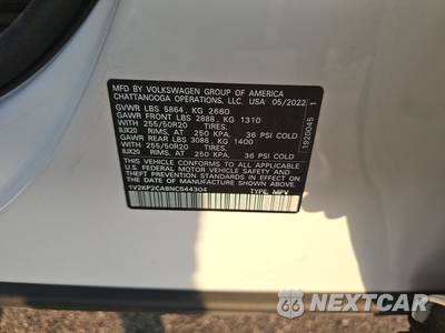 2022 Volkswagen Atlas 2.0T SE w/Technology - zdjęcie 15 z 19 - miniatura