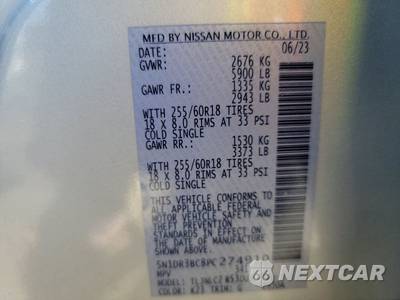 2023 Nissan Pathfinder SV - zdjęcie 14 z 22 - miniatura