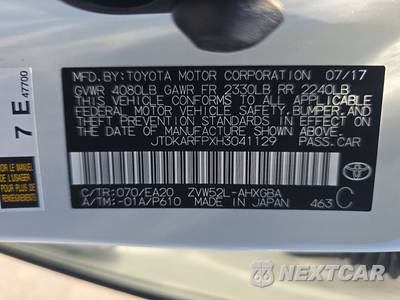 2017 Toyota Prius Prime Advanced - zdjęcie 14 z 24 - miniatura