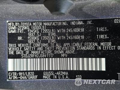 2018 Toyota Highlander XLE - zdjęcie 15 z 31 - miniatura