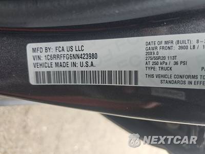 2022 Ram 1500 Big Horn Crew Cab Short Bed - zdjęcie 14 z 29 - miniatura