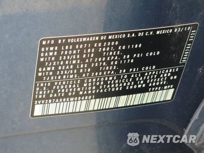 2019 Volkswagen Tiguan SEL - zdjęcie 14 z 28 - miniatura