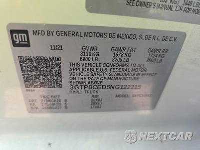 2022 GMC Sierra 1500 Limited Elevation Crew Cab Short Bed 3SB - zdjęcie 17 z 22 - miniatura