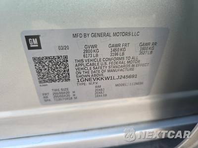 2020 Chevrolet Traverse Premier 1LZ - zdjęcie 17 z 22 - miniatura