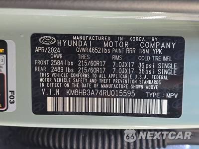 2024 Hyundai Kona Electric SE - zdjęcie 14 z 26 - miniatura