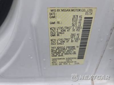 2014 Nissan NV1500 Cargo S 146.1" WB - zdjęcie 13 z 43 - miniatura