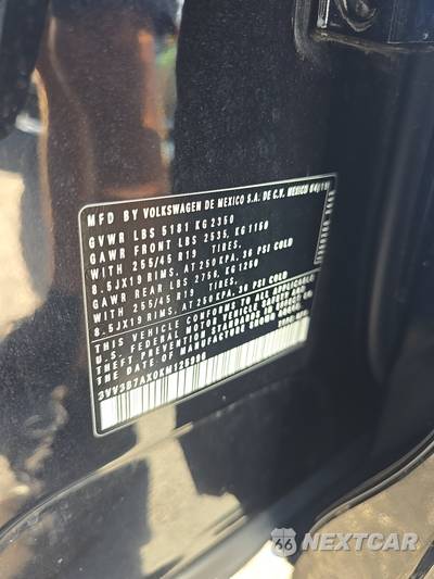 2019 Volkswagen Tiguan SEL Jet Black R-Line - zdjęcie 14 z 29 - miniatura