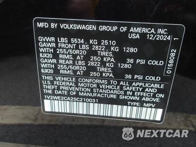 2025 Volkswagen Atlas Cross Sport 2.0T SE w/Technology - zdjęcie 11 z 23 - miniatura
