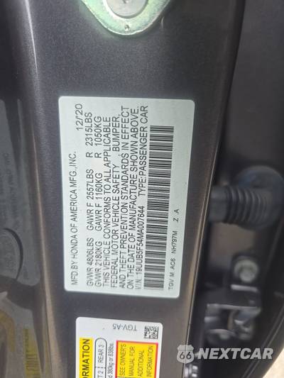 2021 Acura TLX w/A-Spec Pkg - zdjęcie 14 z 29 - miniatura