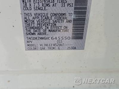2017 Nissan Pathfinder SV - zdjęcie 15 z 38 - miniatura