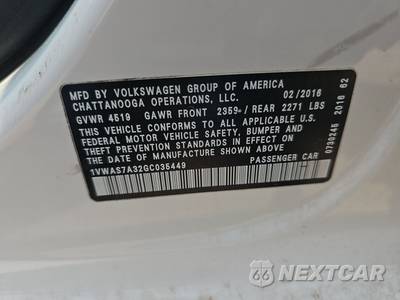 2016 Volkswagen Passat 1.8T R-Line - zdjęcie 14 z 31 - miniatura
