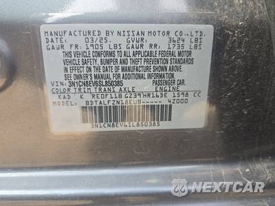 2025 Nissan Versa SV - zdjęcie 14 z 17 - miniatura