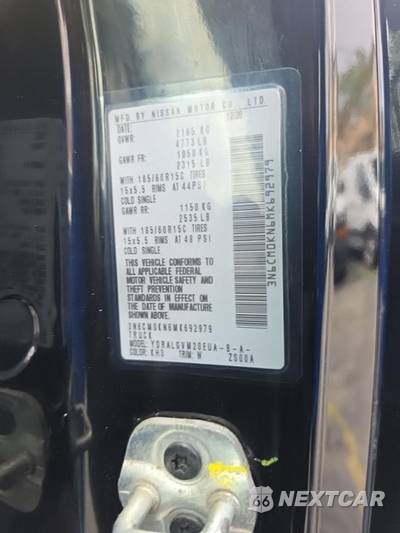 2021 Nissan NV200 Compact Cargo SV 115.2" WB - zdjęcie 17 z 23 - miniatura