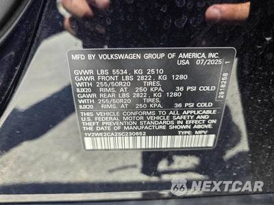 2025 Volkswagen Atlas Cross Sport 2.0T SE w/Technology - zdjęcie 7 z 32 - miniatura