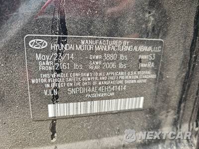 2014 Hyundai Elantra SE Sedan - zdjęcie 14 z 32 - miniatura