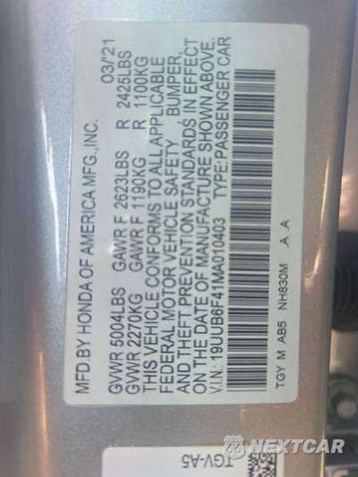 2021 Acura TLX w/Technology Pkg - zdjęcie 18 z 23 - miniatura