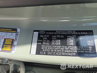 2024 Hyundai Santa Cruz SEL Crew Cab Short Bed - zdjęcie 14 z 21 - miniatura