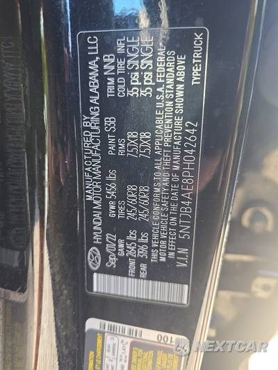 2023 Hyundai Santa Cruz SEL Crew Cab Short Bed - zdjęcie 14 z 24 - miniatura