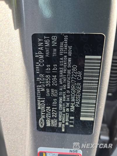 2024 Hyundai Elantra SEL - zdjęcie 14 z 19 - miniatura
