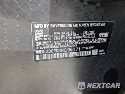 2022 BMW iX Sports Activity Vehicle xDrive50 - zdjęcie 92 z 97 - miniatura