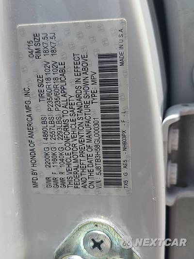 2016 Acura RDX w/Technology & AcuraWatch Plus Pkgs - zdjęcie 14 z 28 - miniatura
