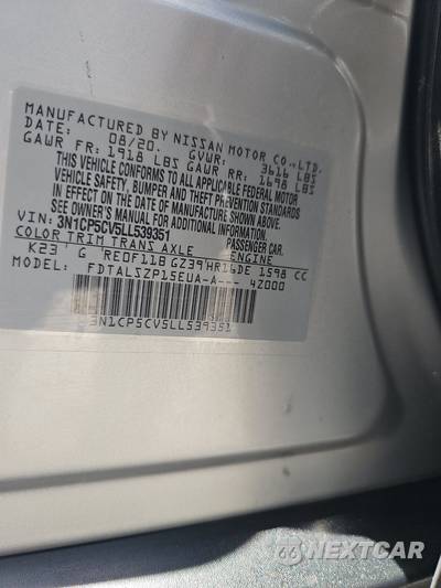 2020 Nissan Kicks SV - zdjęcie 14 z 23 - miniatura