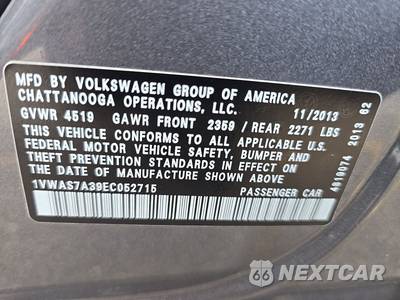 2014 Volkswagen Passat 1.8T Wolfsburg Edition - zdjęcie 15 z 17 - miniatura