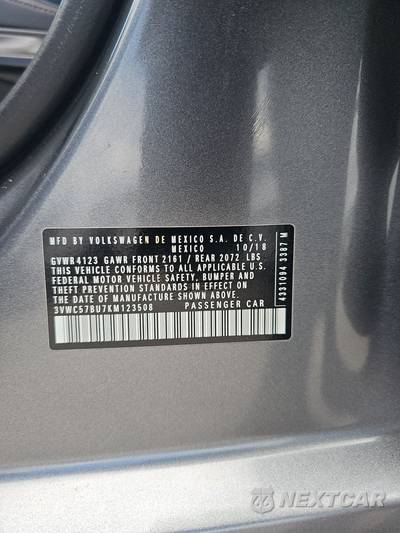 2019 Volkswagen Jetta SE - zdjęcie 14 z 17 - miniatura