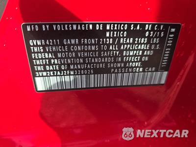 2015 Volkswagen Jetta S - zdjęcie 14 z 39 - miniatura
