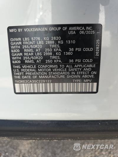 2025 Volkswagen Atlas Cross Sport 2.0T SE w/Technology - zdjęcie 14 z 20 - miniatura