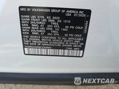 2025 Volkswagen Atlas Cross Sport 2.0T SE w/Technology - zdjęcie 14 z 33 - miniatura