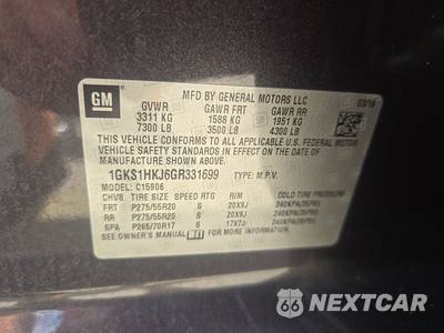 2016 GMC Yukon Denali XL 5SA - zdjęcie 15 z 36 - miniatura