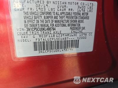 2019 Nissan Kicks SR - zdjęcie 14 z 23 - miniatura