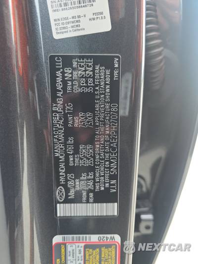 2023 Hyundai Tucson Limited - zdjęcie 14 z 28 - miniatura