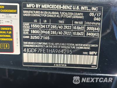 2017 Mercedes-Benz AMG GLS 63 4MATIC - zdjęcie 15 z 19 - miniatura