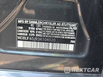 2003 Mercedes-Benz E 320 Sedan - zdjęcie 14 z 35 - miniatura