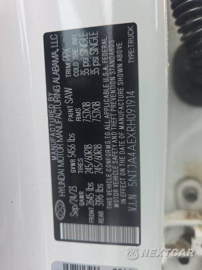 2024 Hyundai Santa Cruz SE Crew Cab Short Bed - zdjęcie 14 z 23 - miniatura