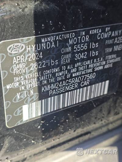 2024 Hyundai IONIQ 6 SE - zdjęcie 14 z 31 - miniatura