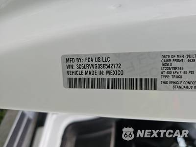 2025 Ram ProMaster 2500 Cargo Van Tradesman w/Passenger Seat Low Roof 136.0" WB - zdjęcie 13 z 32 - miniatura