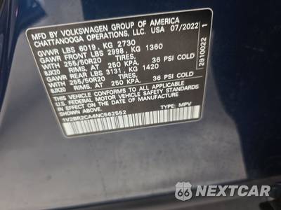 2022 Volkswagen Atlas V6 SEL - zdjęcie 15 z 23 - miniatura
