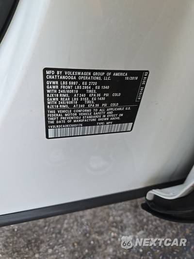 2019 Volkswagen Atlas V6 SE - zdjęcie 15 z 30 - miniatura
