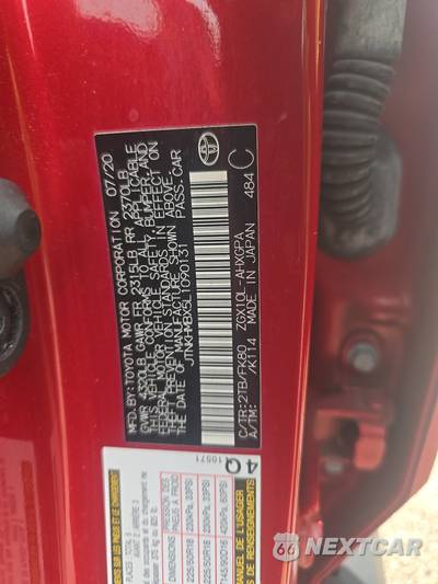 2020 Toyota C-HR XLE - zdjęcie 14 z 22 - miniatura