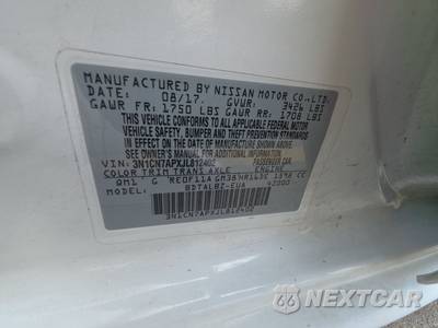 2018 Nissan Versa Sedan SV - zdjęcie 14 z 35 - miniatura