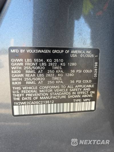 2025 Volkswagen Atlas Cross Sport 2.0T SE w/Technology - zdjęcie 14 z 25 - miniatura