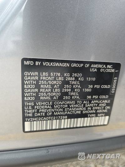 2026 Volkswagen Atlas Cross Sport 2.0T SE w/Technology - zdjęcie 14 z 18 - miniatura